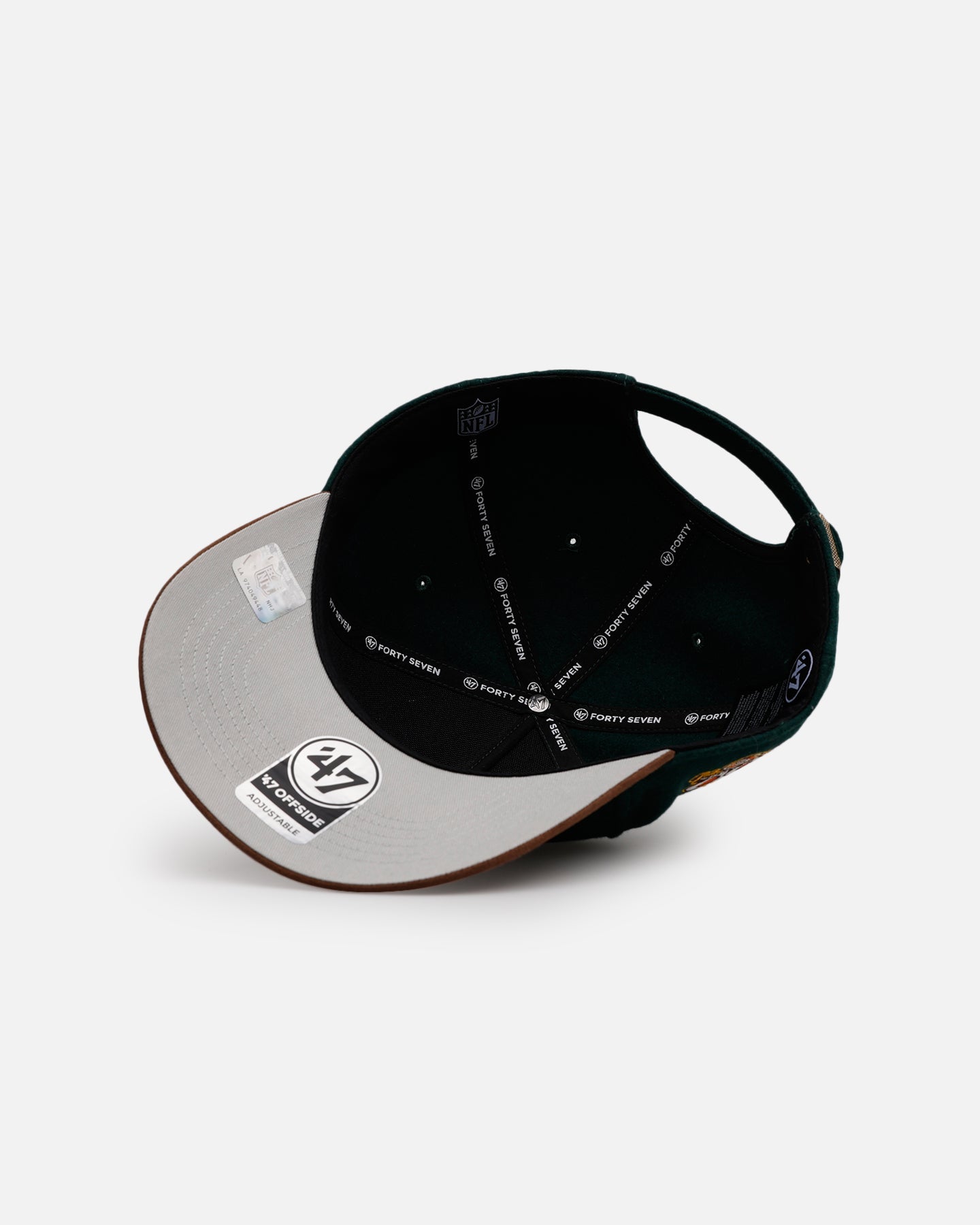 47 Brand San Francisco 49ers 'Fall Leaves' Clean Up Strapback Green/Brown