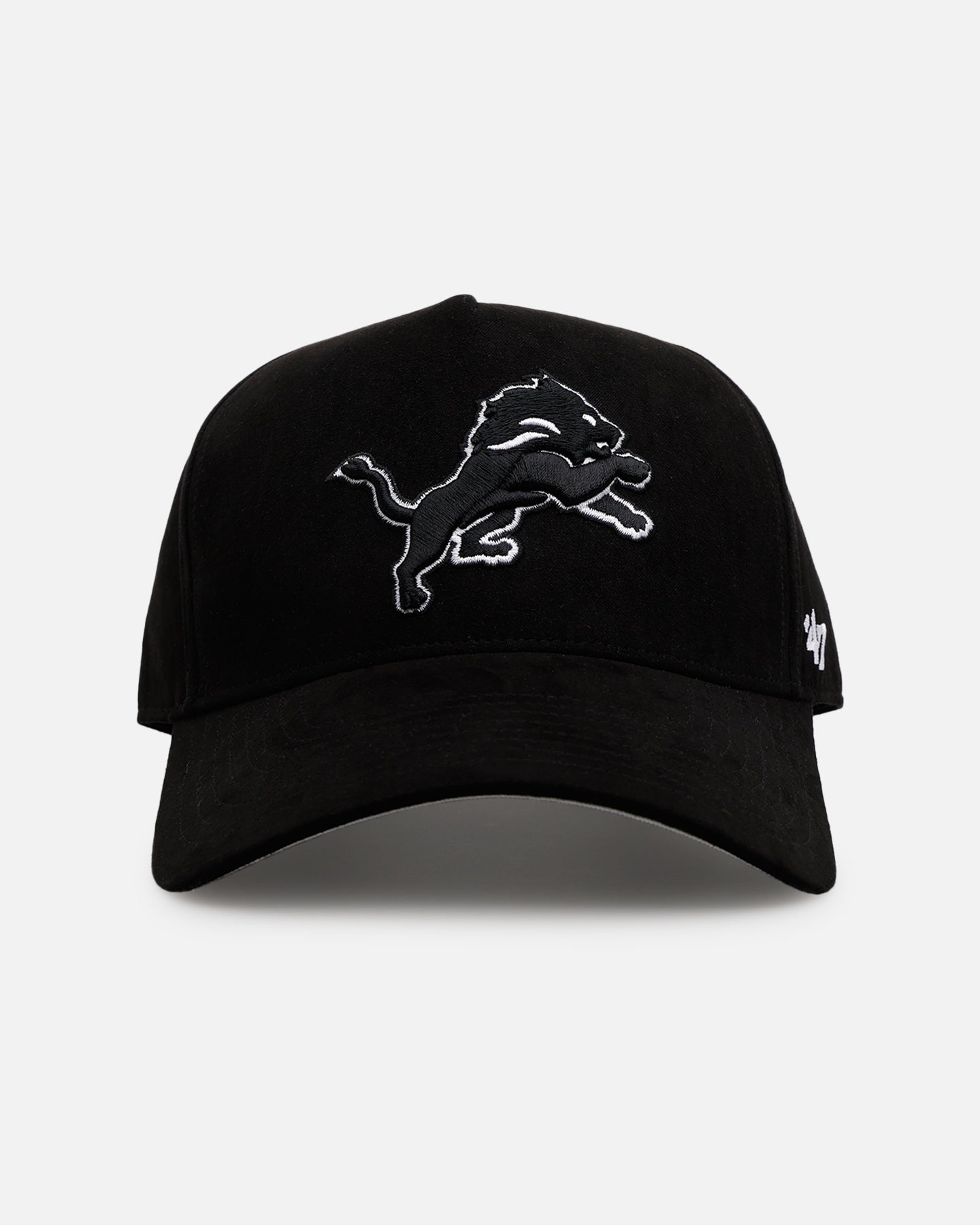 47 Brand Detroit Lions 'Ultrasuede' 47 MVP Strapback Black/White