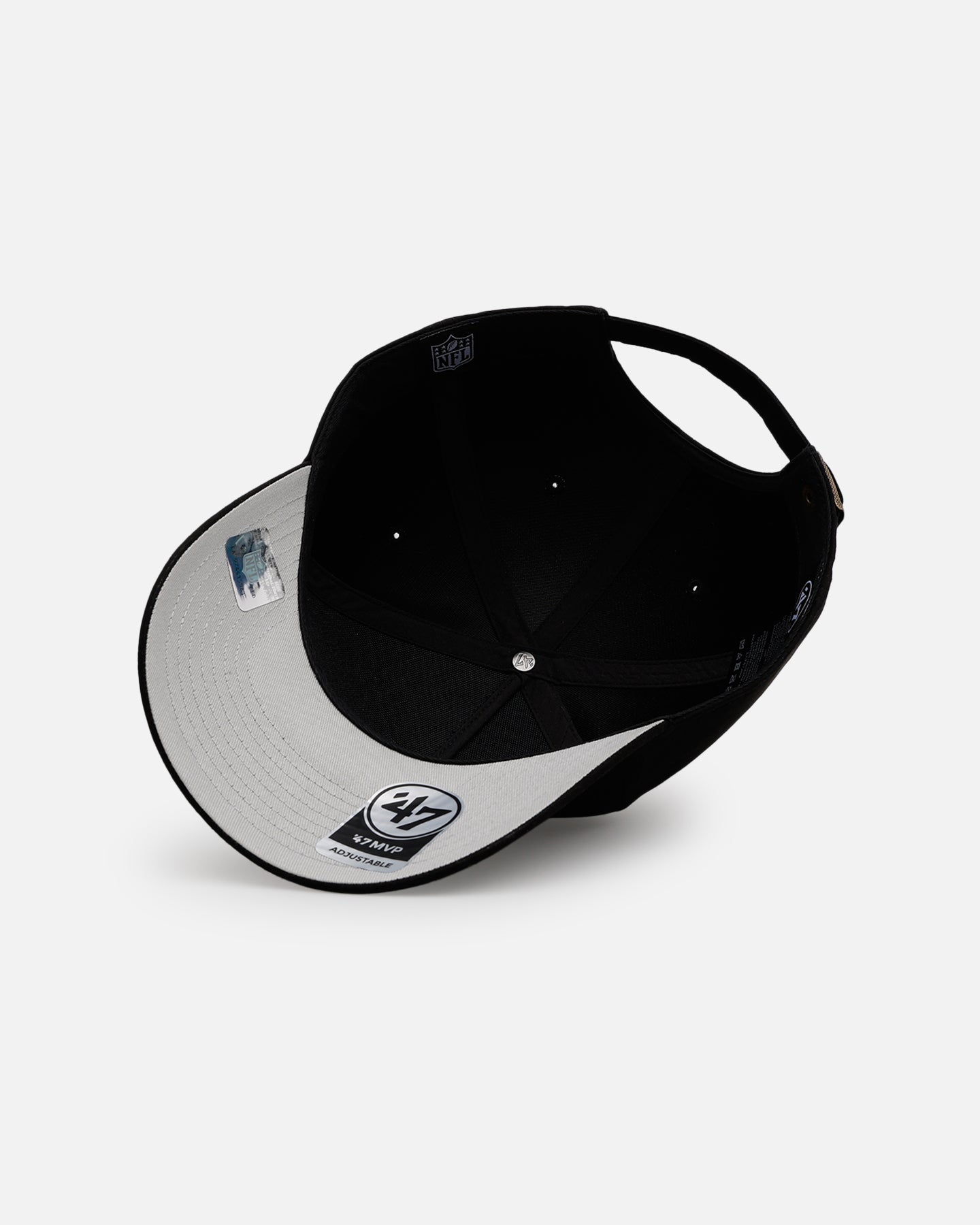 47 Brand Las Vegas Raiders 'Ultrasuede' 47 MVP Strapback Black/White