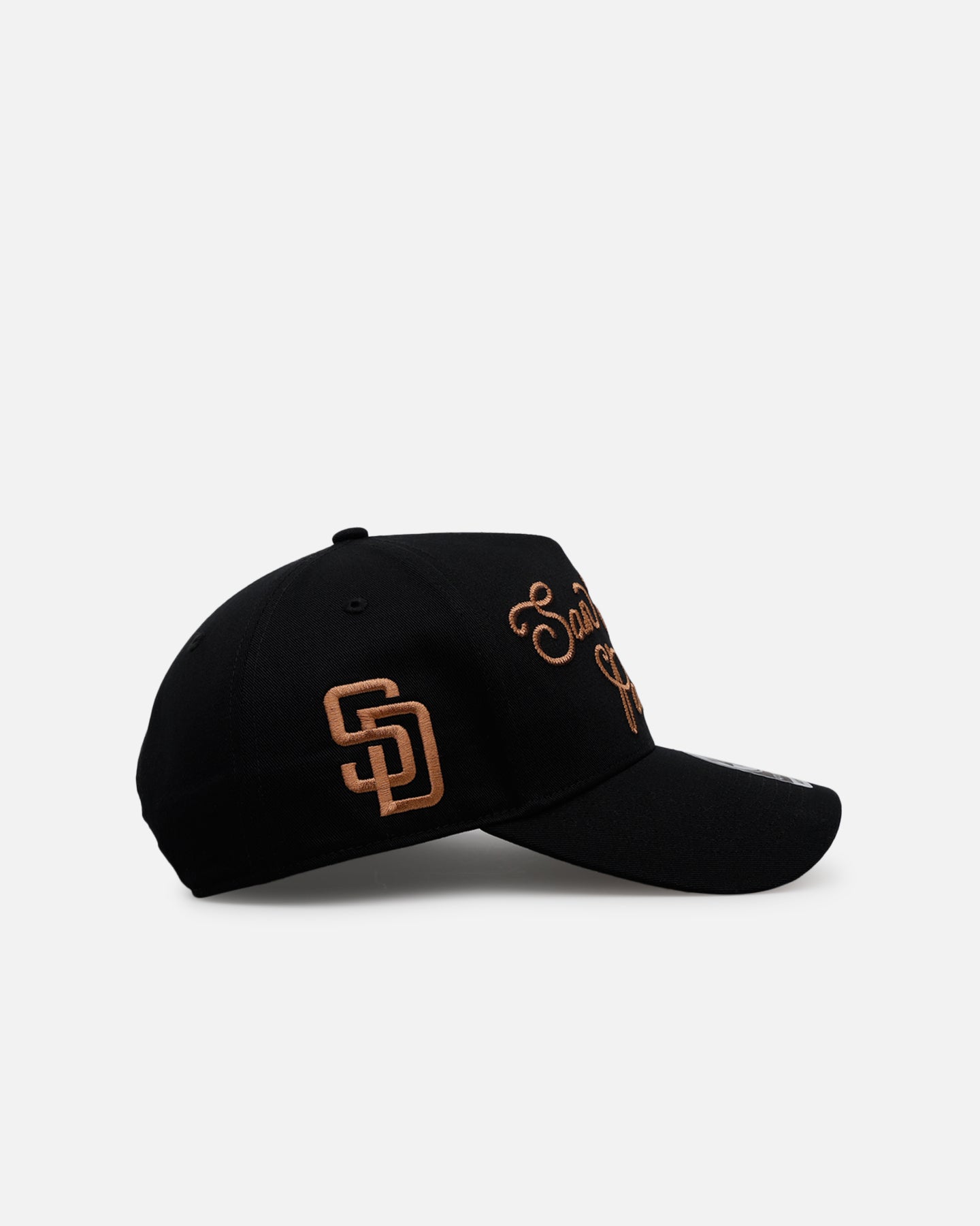 47 Brand San Diego Padres 'Round Em Up' '47 Offside Snapback Black