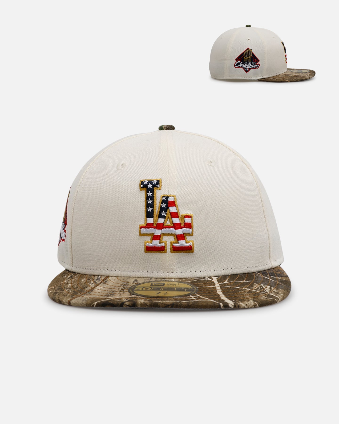 New Era Los Angeles Dodgers 'Stars And Stripes' 59FIFTY Fitted Chrome