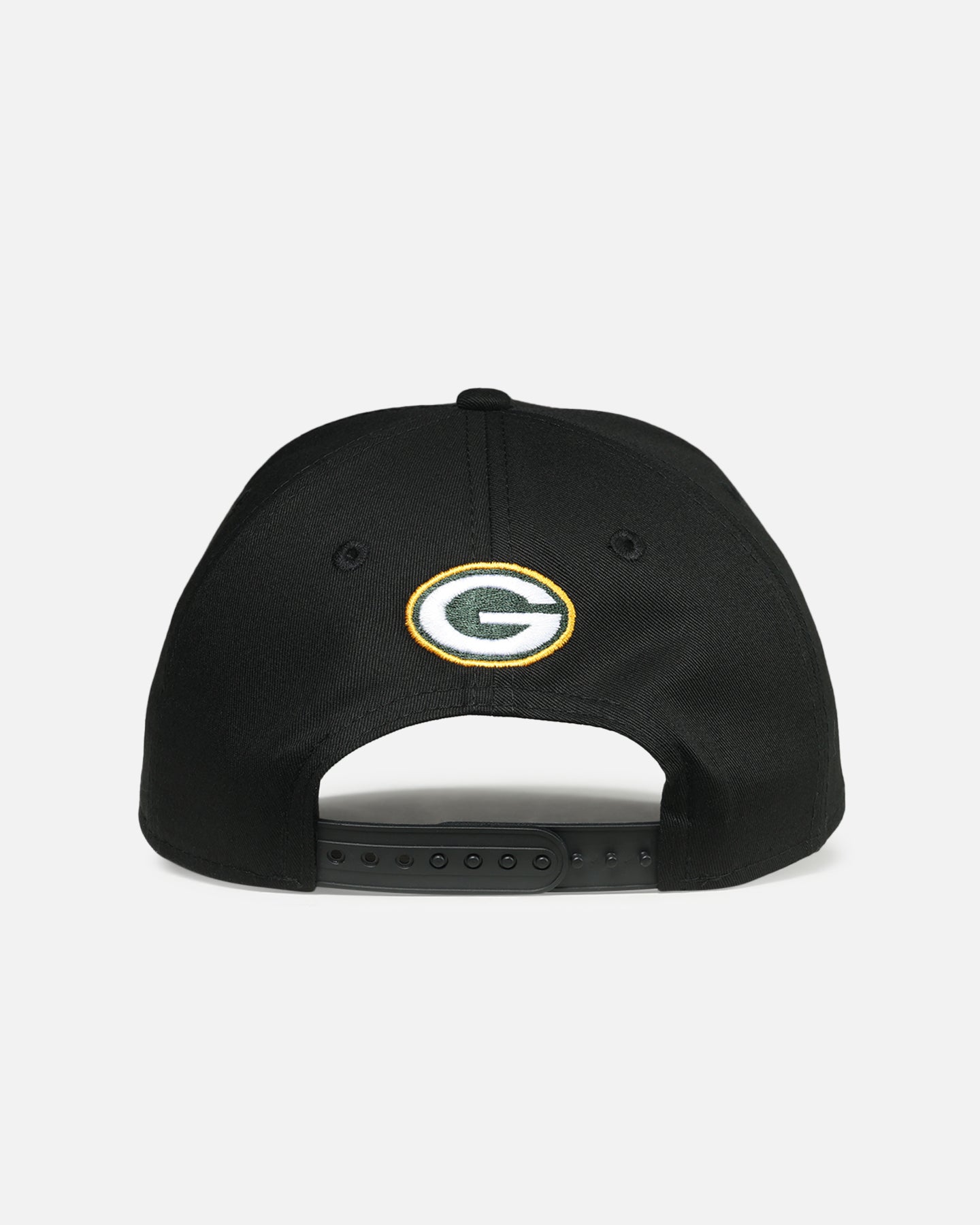New Era Green Bay Packers 'Upside Down Logo' 9FORTY A-Frame Snapback Black