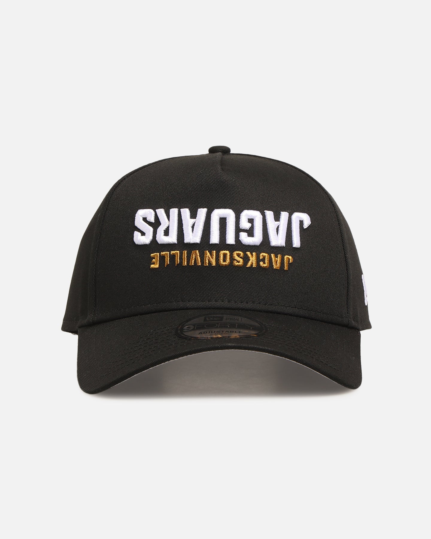 New Era Jacksonville Jaguars 'Upside Down Logo' 9FORTY A-Frame Snapback Black