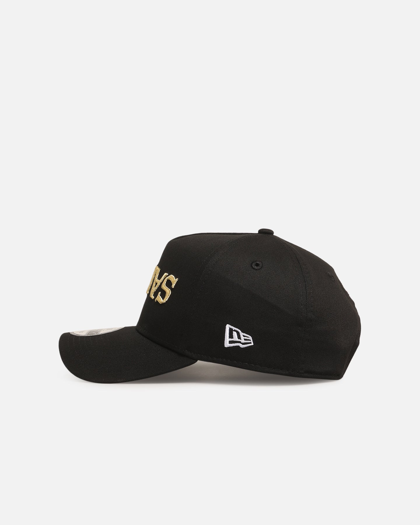 New Era New Orleans Saints 'Upside Down Logo' 9FORTY A-Frame Snapback Black