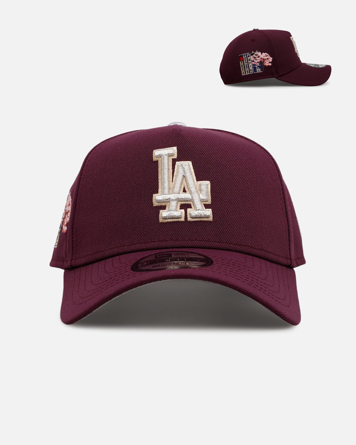 New Era Los Angeles Dodgers 'Plum' 9FORTY A-Frame Snapback Plum
