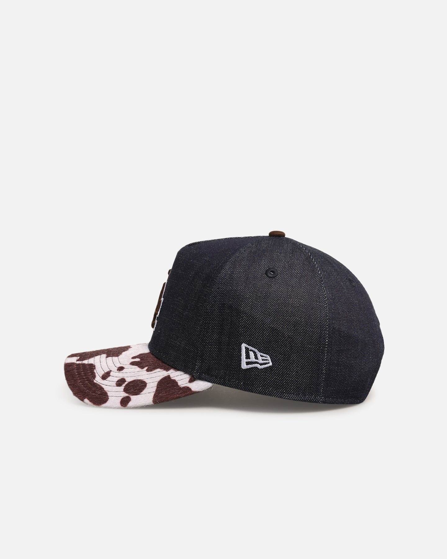 New Era Los Angeles Dodgers 'Denim Cowhide' 9FORTY A-Frame Snapback Navy