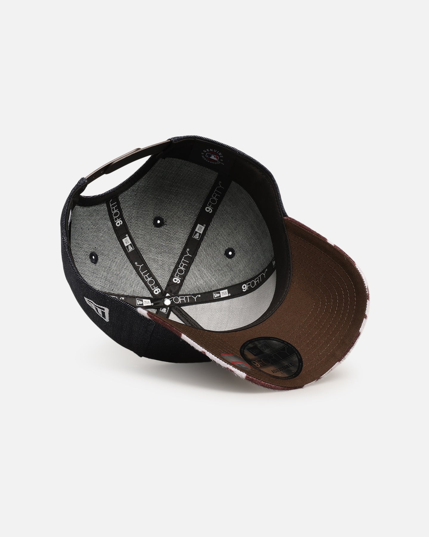 New Era Los Angeles Dodgers 'Denim Cowhide' 9FORTY A-Frame Snapback Navy