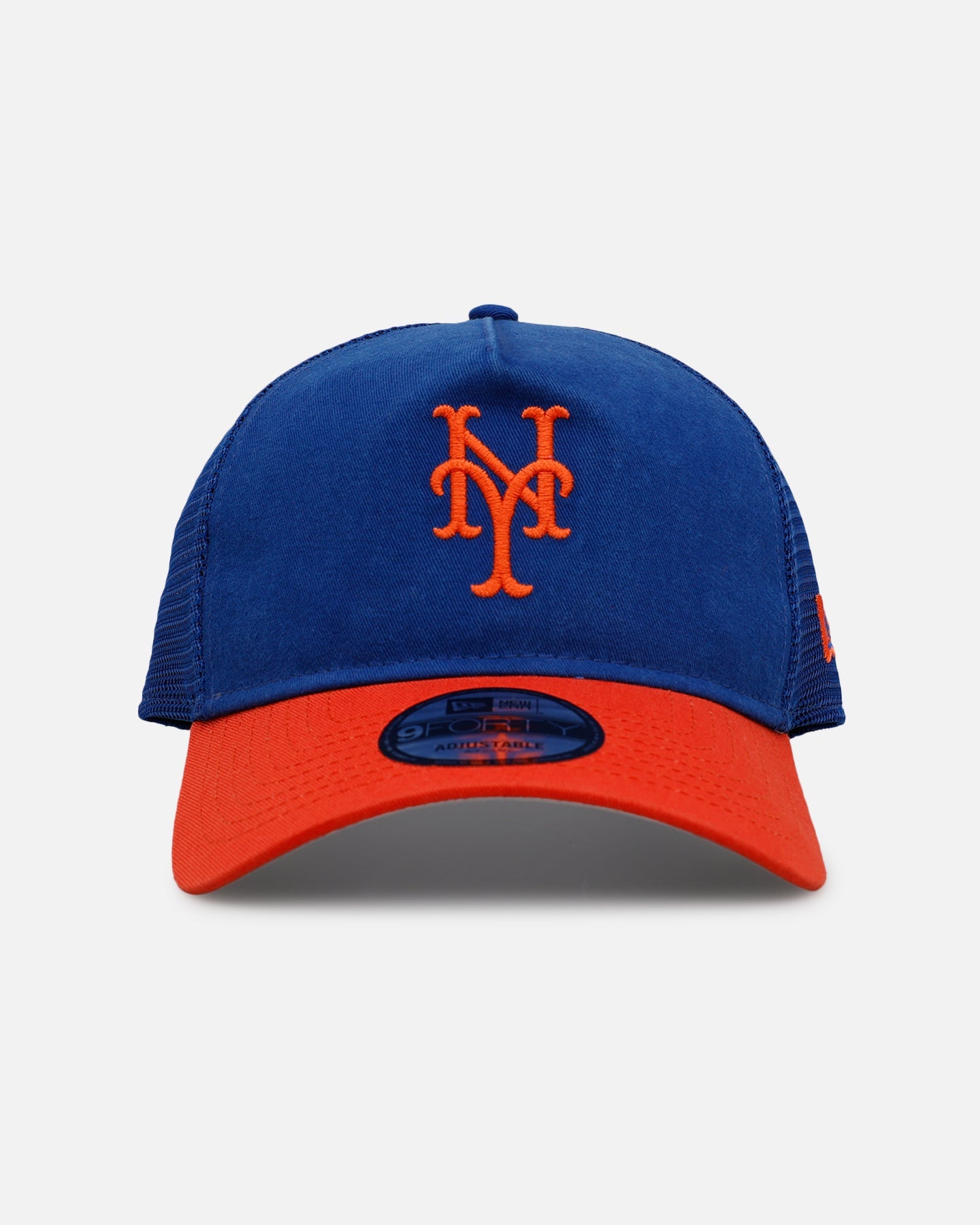 New Era New York Mets 'Washed Truckers' 9FORTY A-Frame Trucker Snapback Official Team Color
