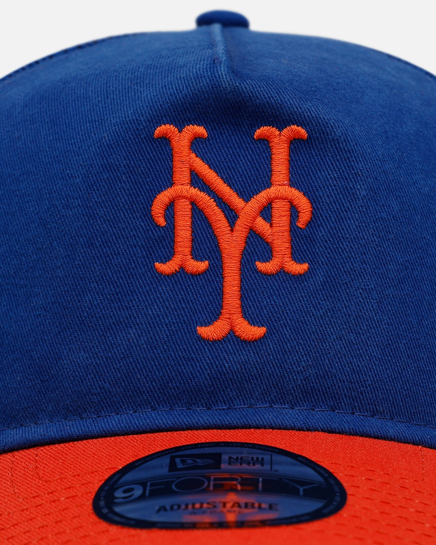 New Era New York Mets 'Washed Truckers' 9FORTY A-Frame Trucker Snapback Official Team Color