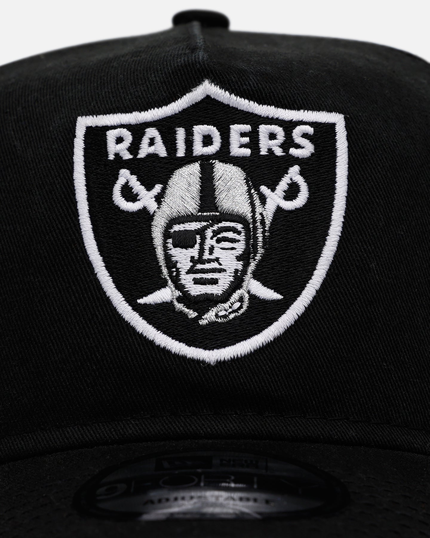 New Era Las Vegas Raiders 'Washed Truckers' 9FORTY A-Frame Trucker Snapback Official Team Color