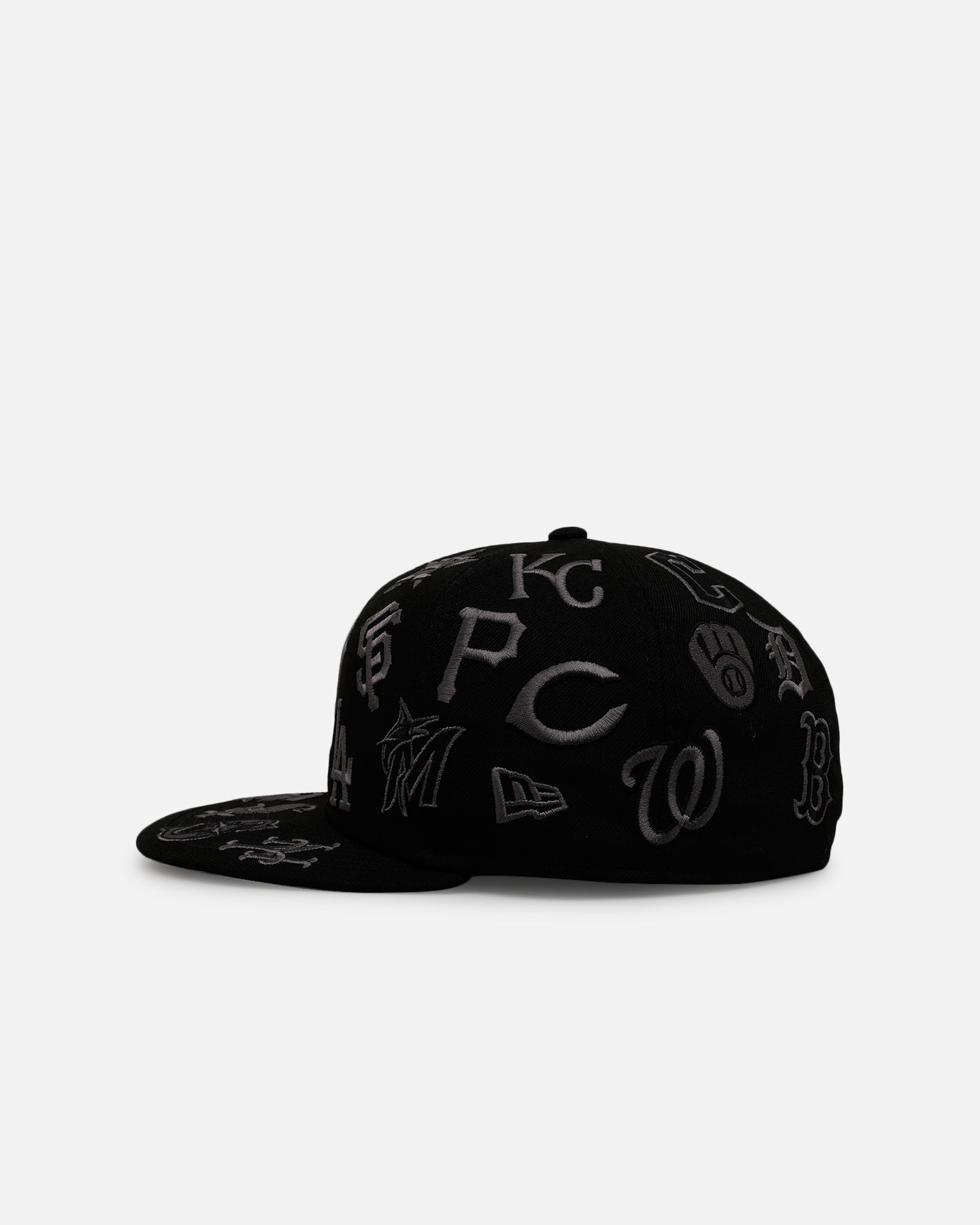New Era MLB All Over Stealth 59FIFTY Fitted Black/Charcoal