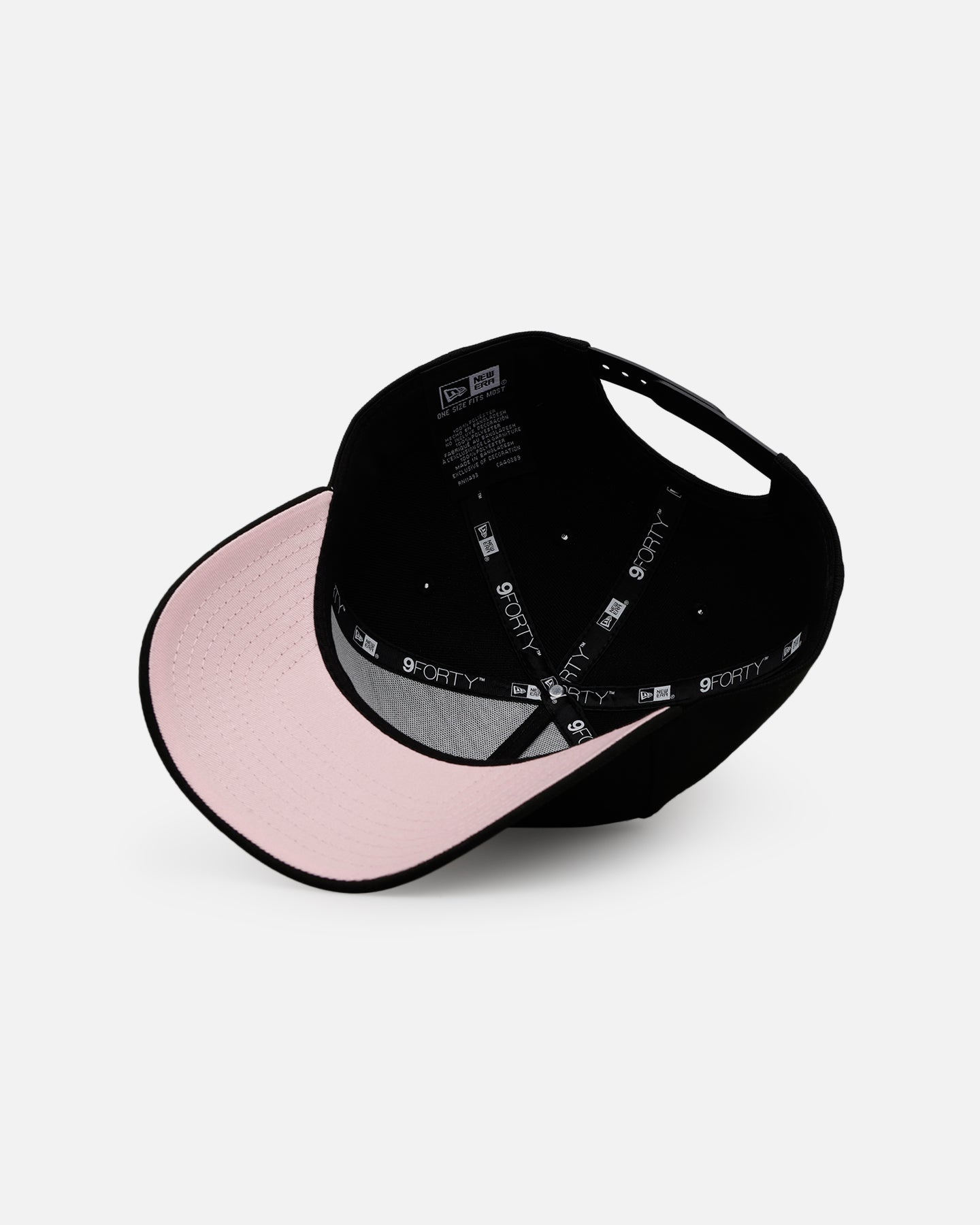 New Era X Culture Kings 'Black & Pink' 9FORTY A-Frame Snapback Black/Pink