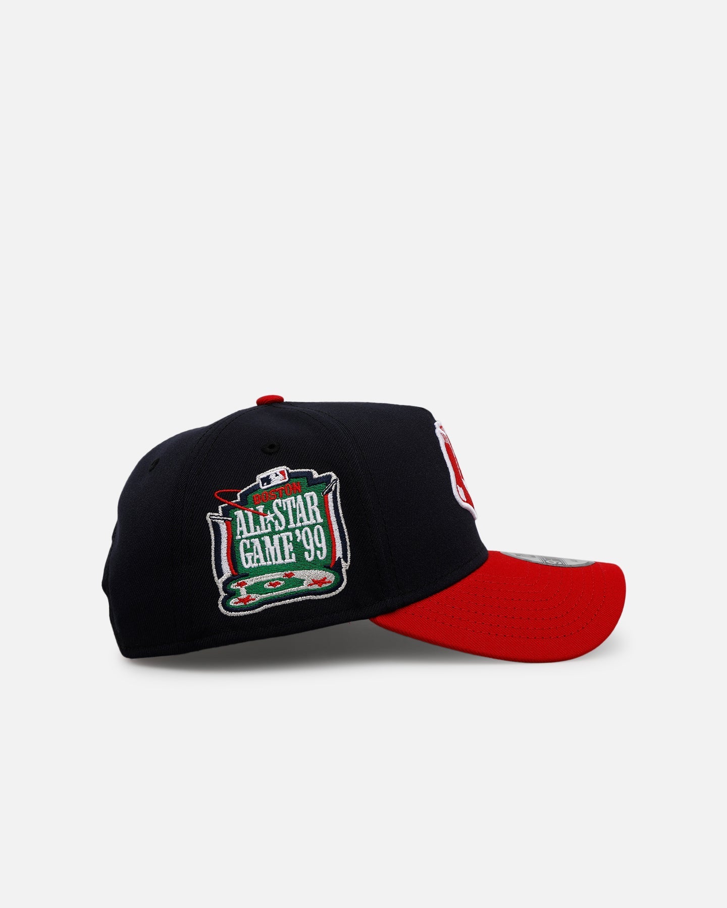 New Era Boston Red Sox 'Rose Emblem' 9FORTY A-Frame Snapback Official Team Color