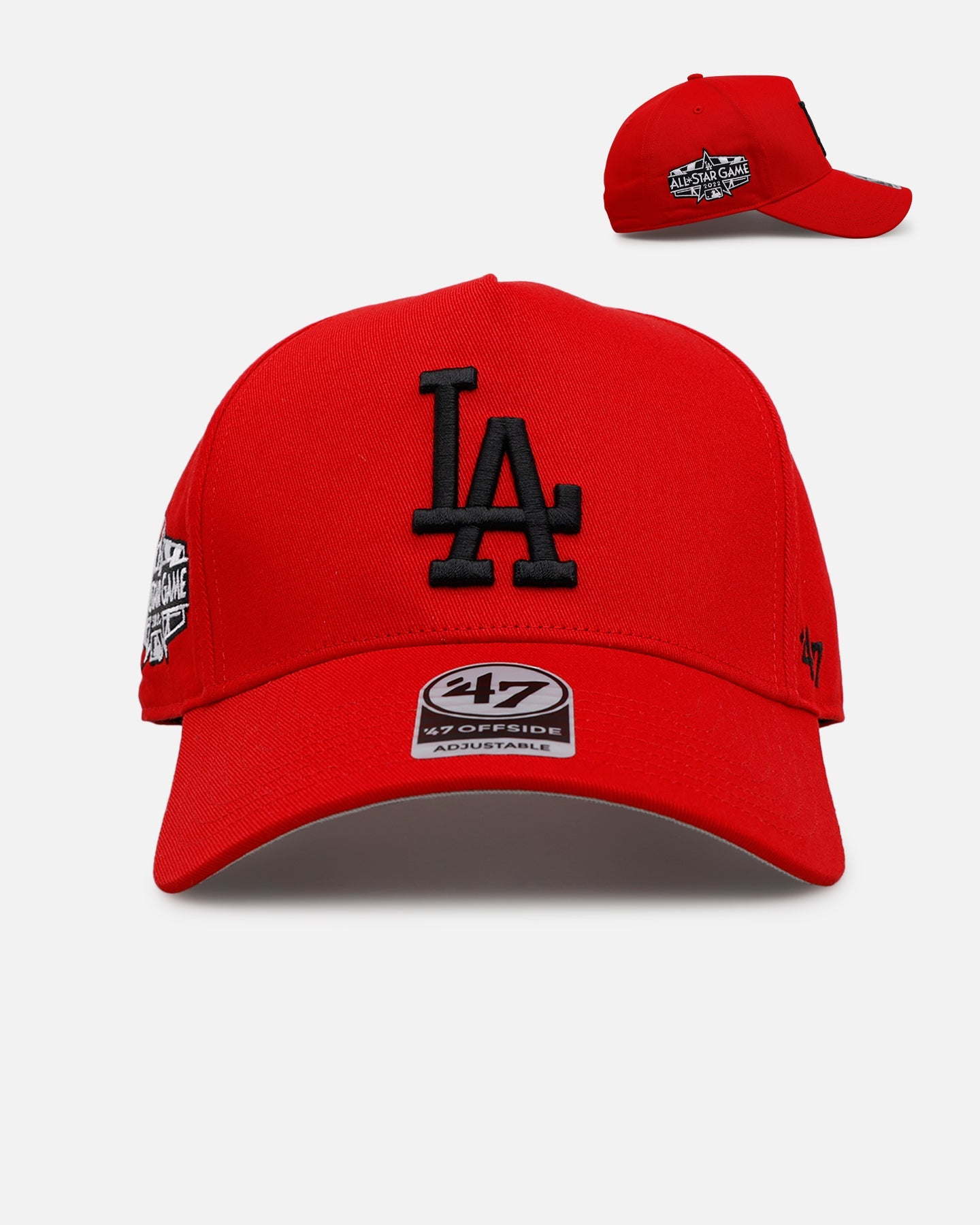 47 Brand Los Angeles Dodgers 'Black And Red Variety Pack' 47 Offside Snapback Red/Black
