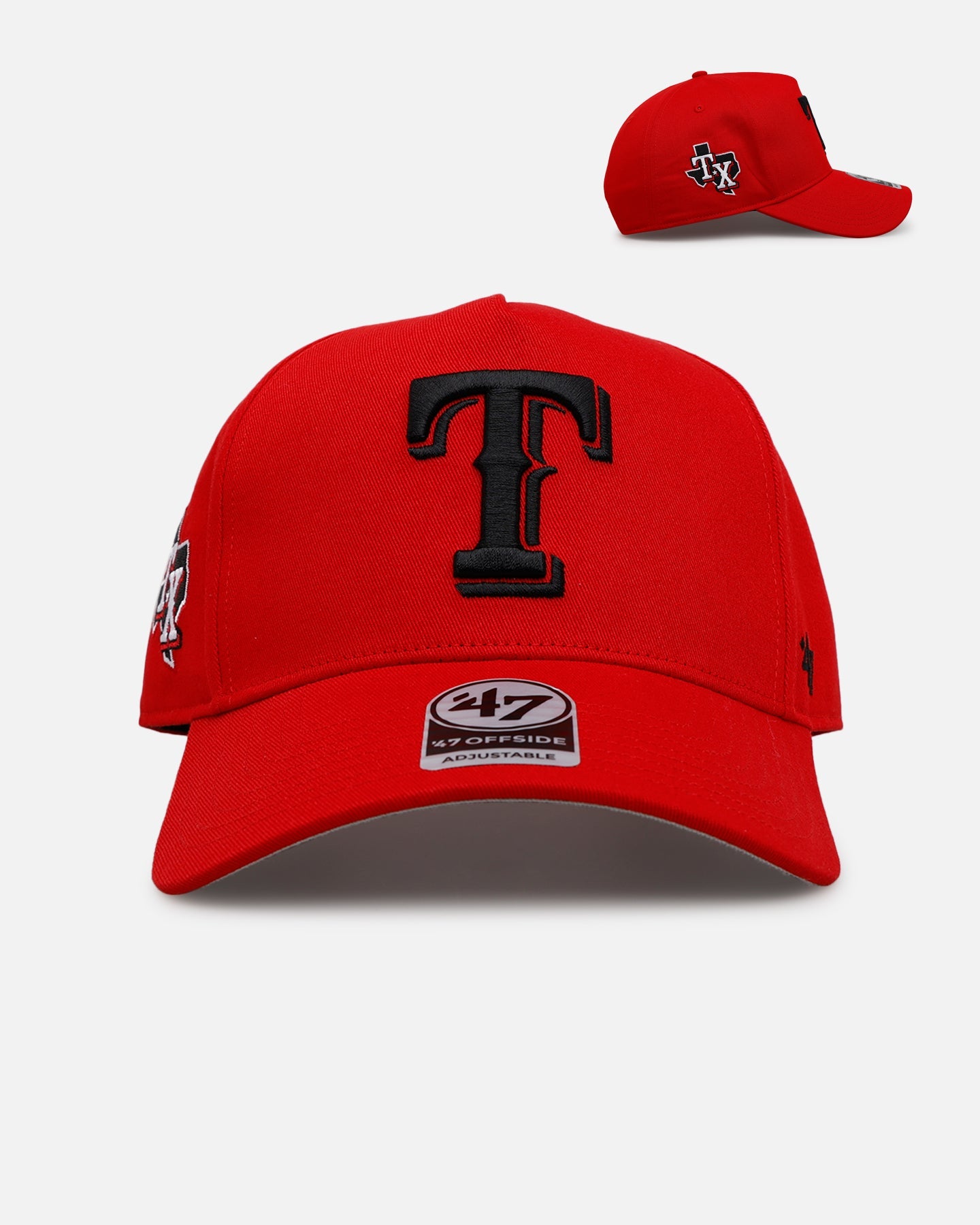 47 Brand Texas Rangers 'Black And Red Variety Pack' 47 Offside Snapback Red/Black