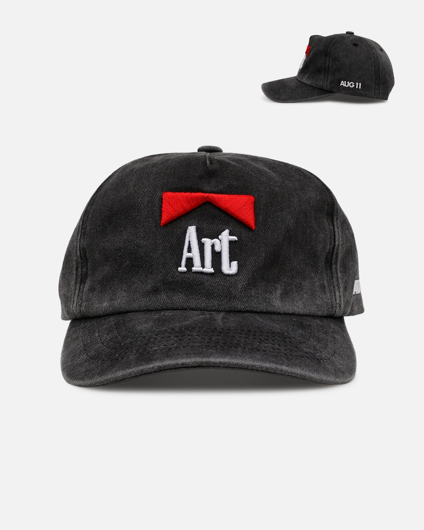 Aug11 Art Snapback Washed Black