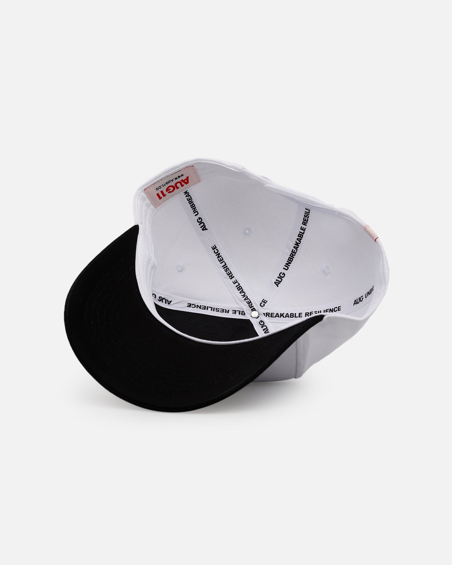 Aug11 Art Snapback White/Black