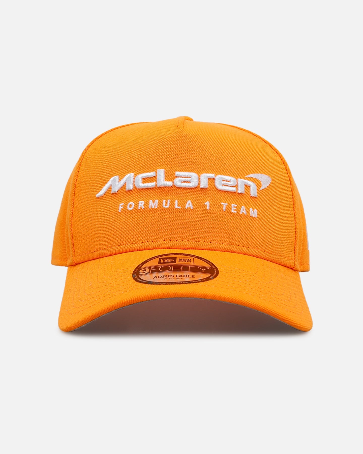 New Era X McLaren F1 Team 2025 9FORTY A-Frame Snapback Papaya