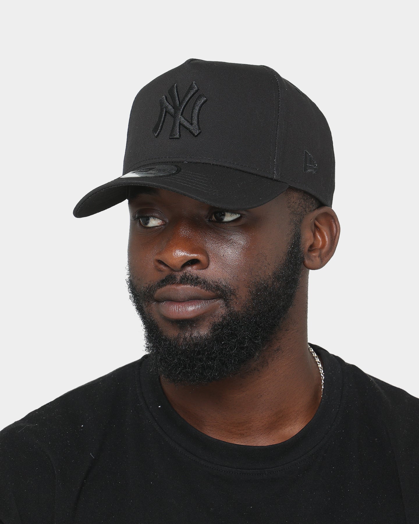 New Era New York Yankees 9FORTY K-Frame Snapback Black/Black