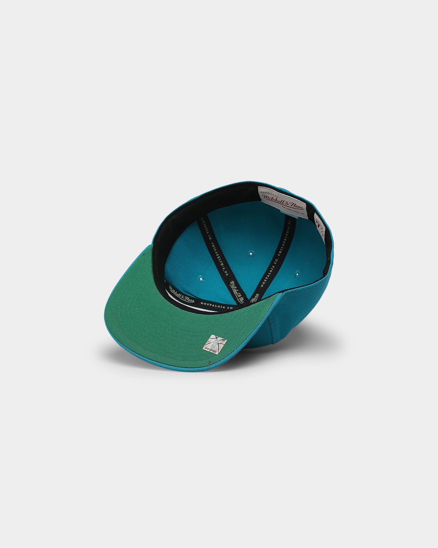 Mitchell & Ness Charlotte Hornets 'Team Ground 2.0 Hardwood Classics' Fitted Teal