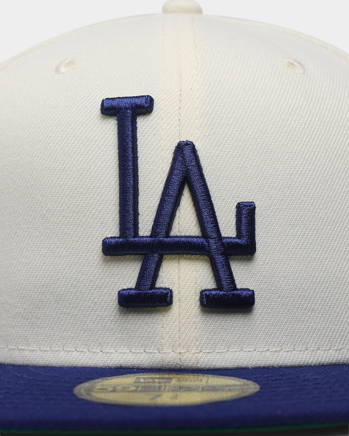 New Era Los Angeles Dodgers 1963 'Off White 2-Tone World Series Patch' 59FIFTY Fitted Chrome White/OTC