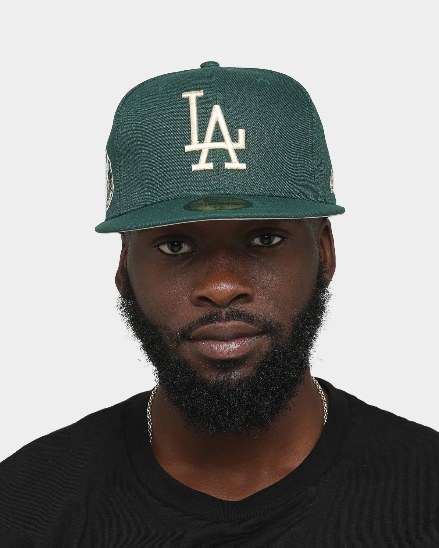 New Era Los Angeles Dodgers World Series "Green & Cream" 59FIFTY Fitted Dark Green