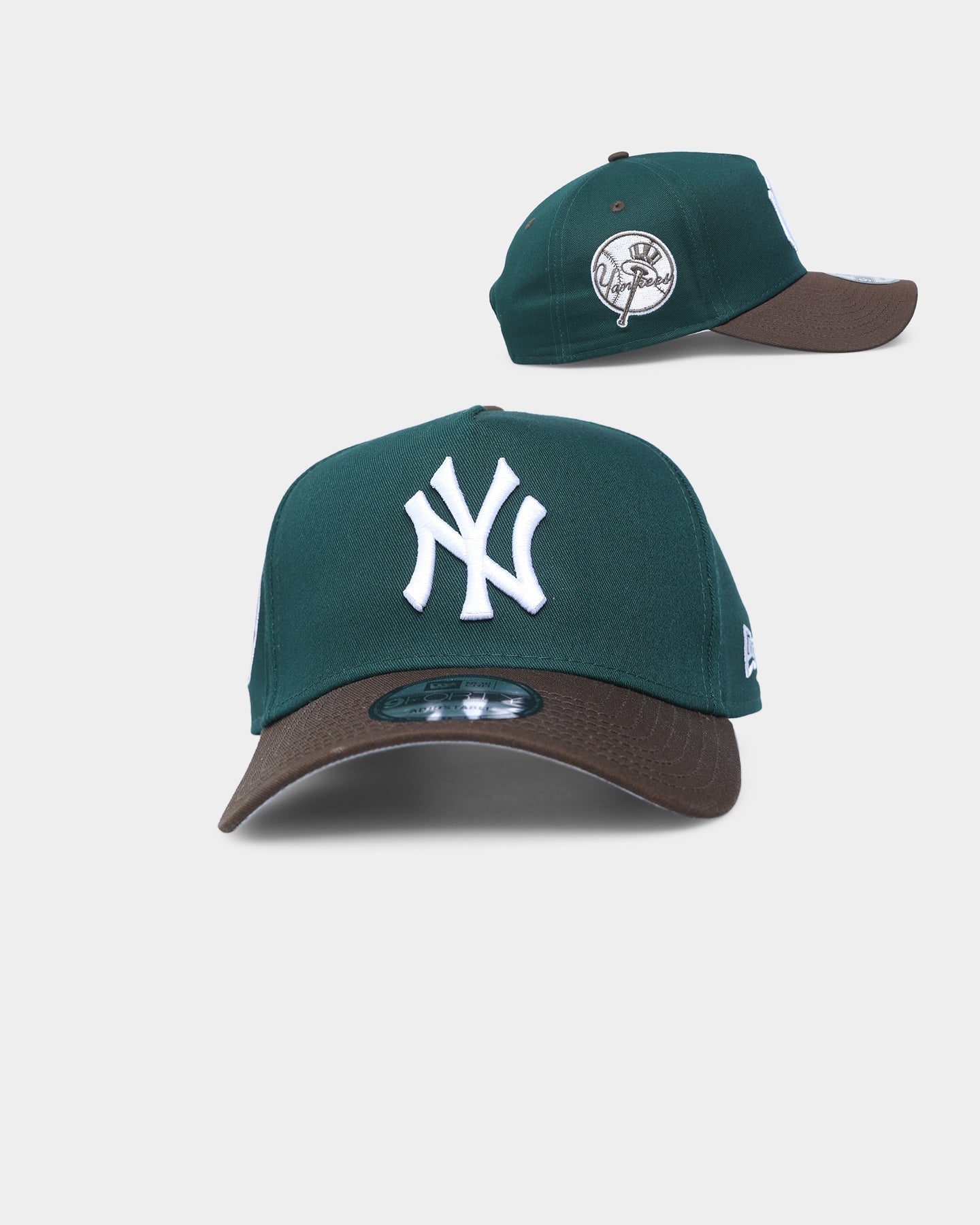 New Era New York Yankees 'Beef & Broccoli' 9FORTY A-Frame Snapback Green/Brown
