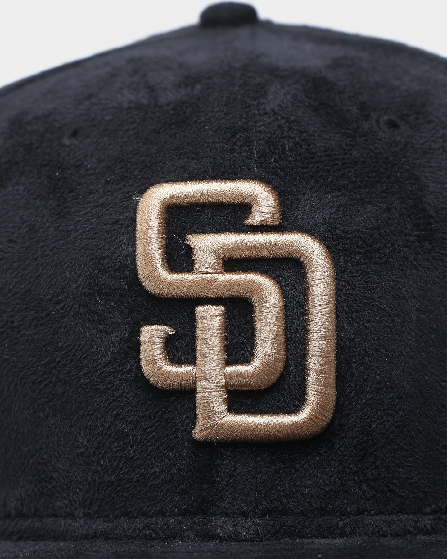 New Era San Diego Padres Black Tan Suede  59FIFTY Fitted Black/Tan