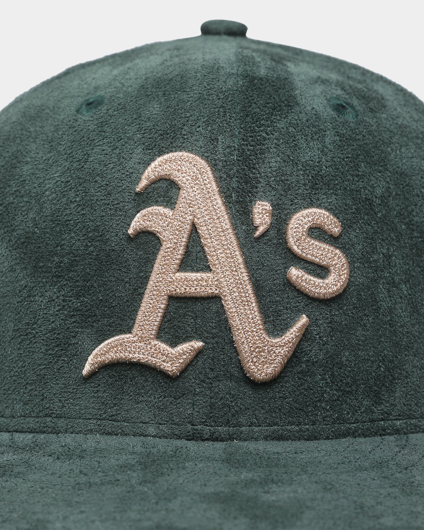 New Era Oakland Athletics 'Forest Suede & Camel' 59FIFTY Fitted Dark Green
