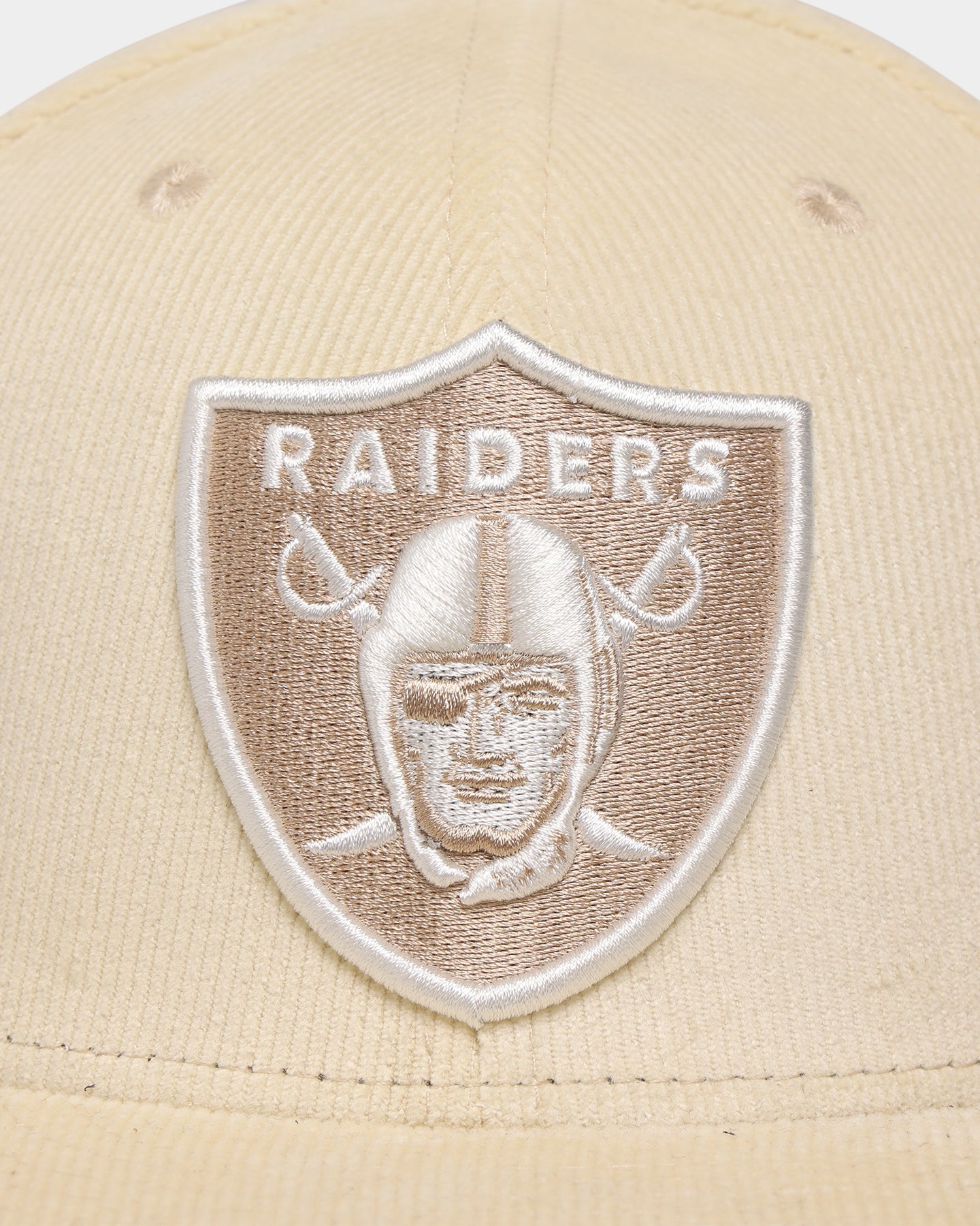 New Era Oakland Raiders 'Classic Corduroy' 59FIFTY Fitted Chrome