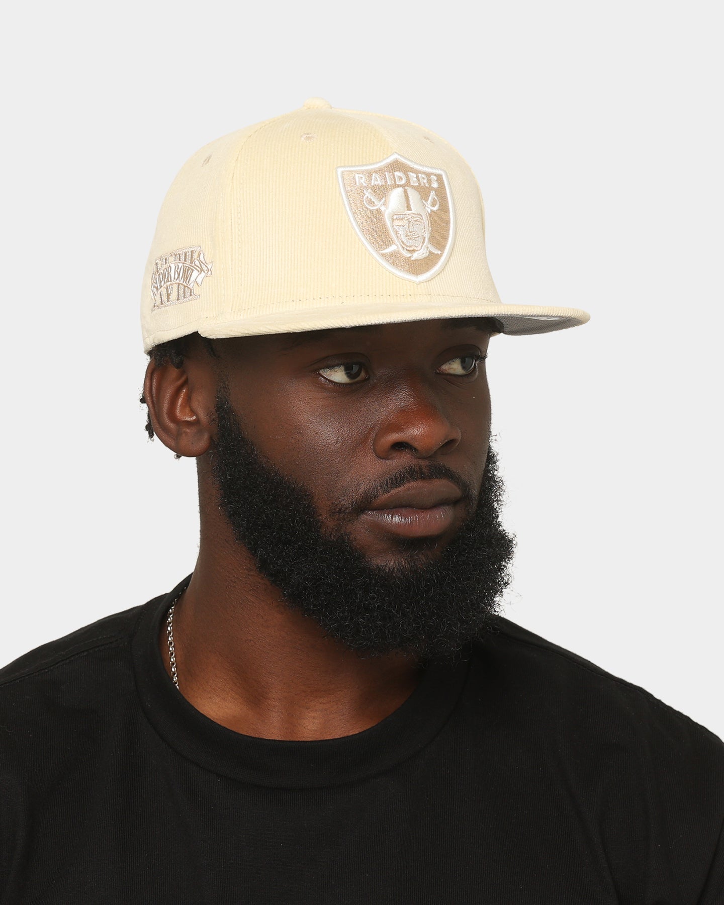 New Era Oakland Raiders 'Classic Corduroy' 59FIFTY Fitted Chrome