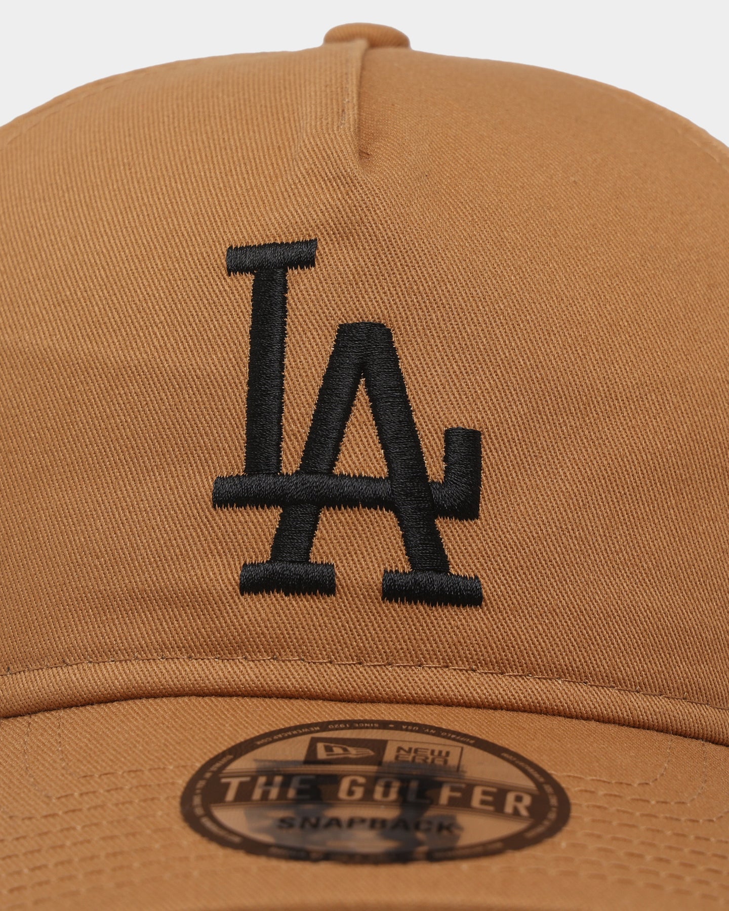 New Era Los Angeles Dodgers 'Core' Old Golfer Snapback Wheat/Black