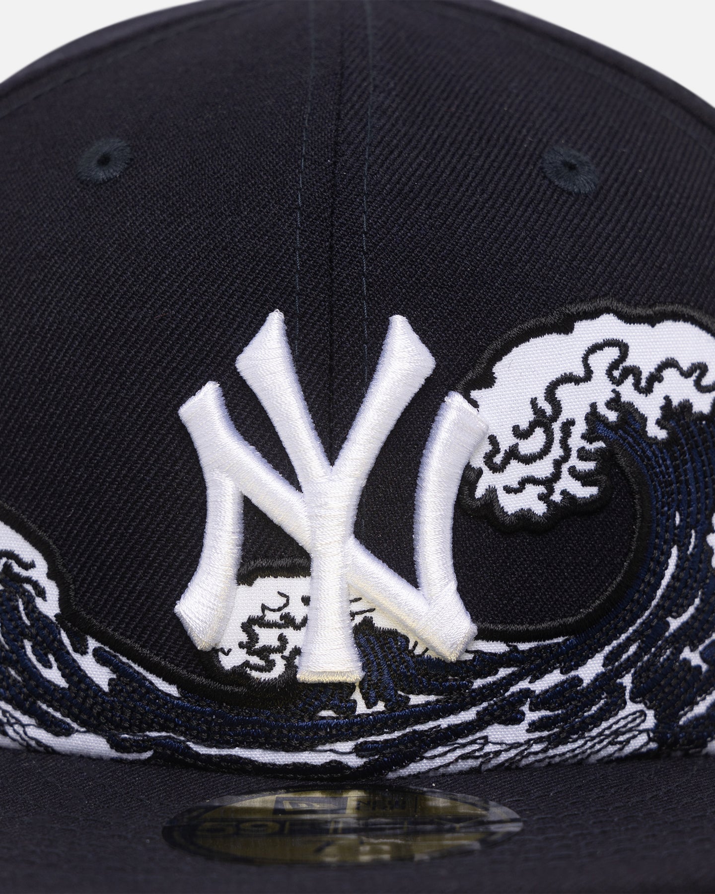 New Era New York Yankees "Wave" 59FIFTY Fitted Navy/White