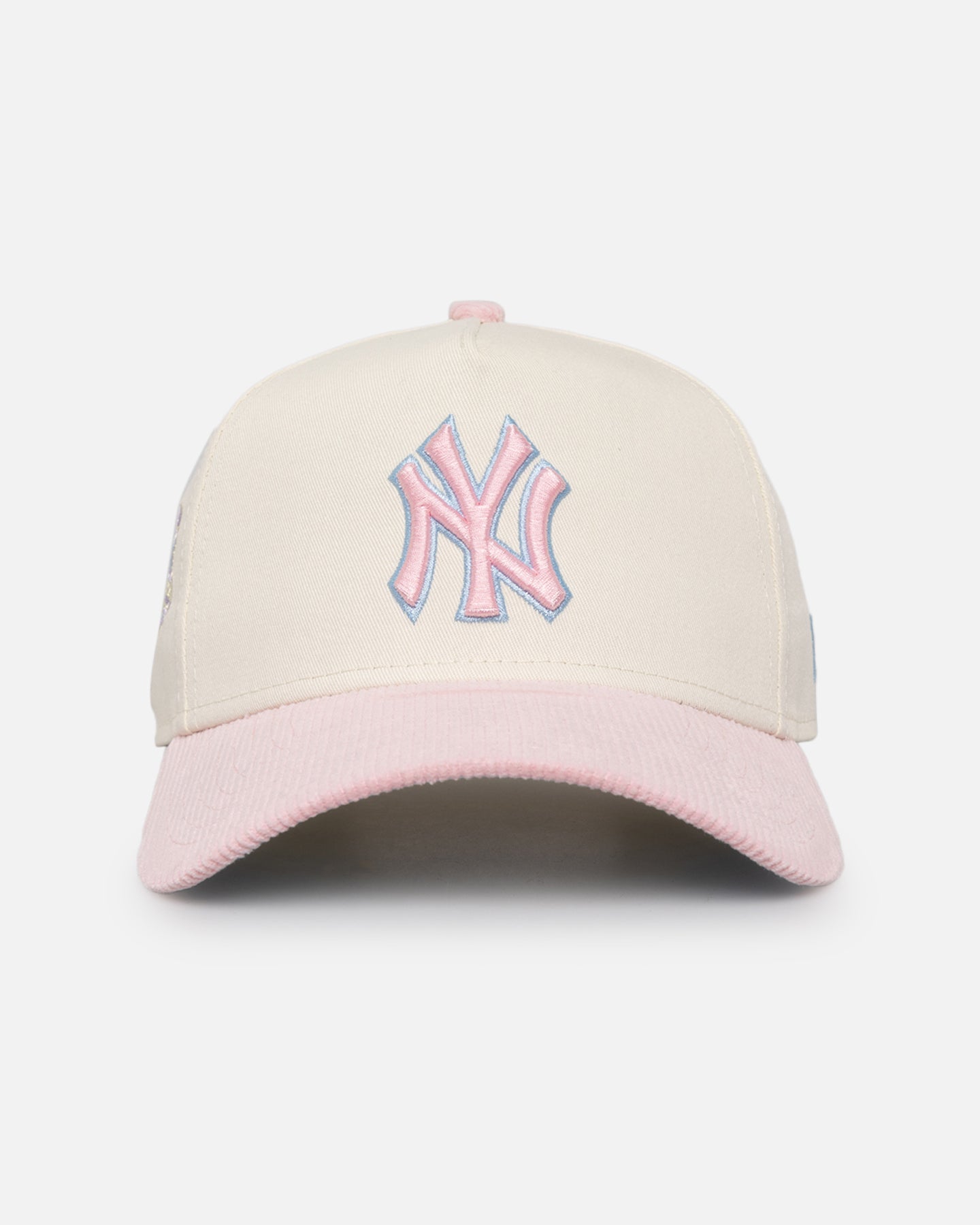 New Era New York Yankees 'Easter Corduroy' 9FORTY A-Frame Snapback White/Pink