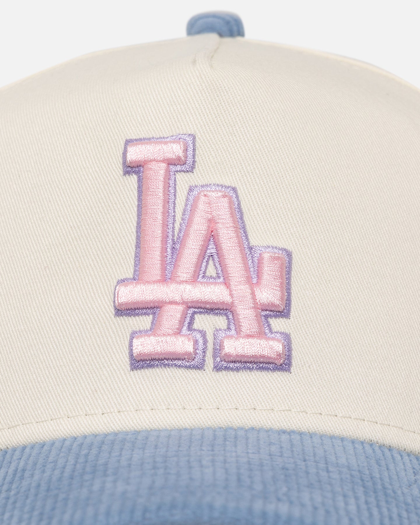 New Era Los Angeles Dodgers 'Easter Corduroy' 9FORTY A-Frame Snapback White/Blue