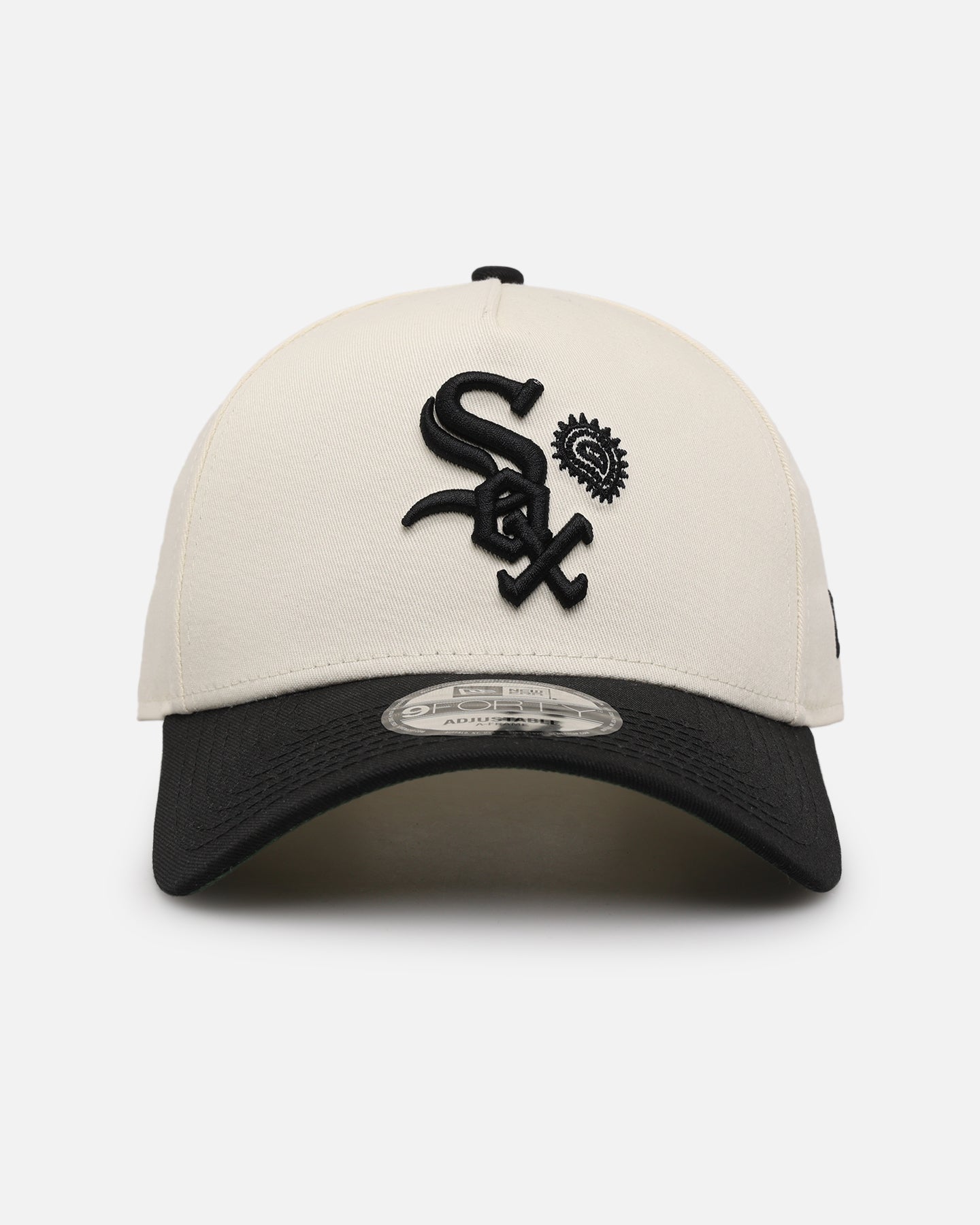 New Era Chicago White Sox 'Paisley Hit' 9FORTY A-Frame Snapback Chrome White/Black
