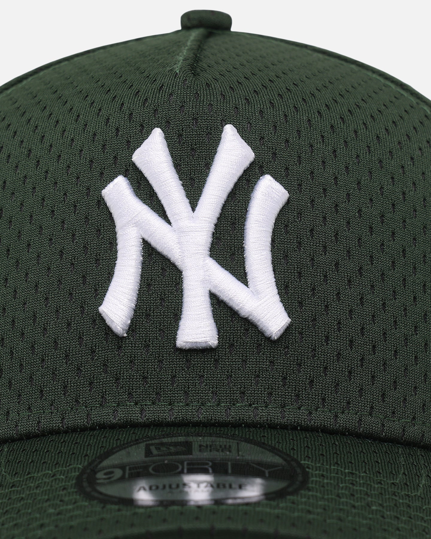 New Era New York Yankees 'Green Mesh' 9FORTY A-Frame Snapback Dark Green