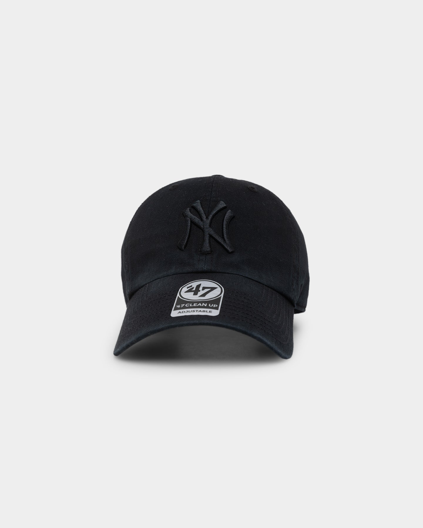 47 Brand New York Yankees Clean Up Strapback Black/Black